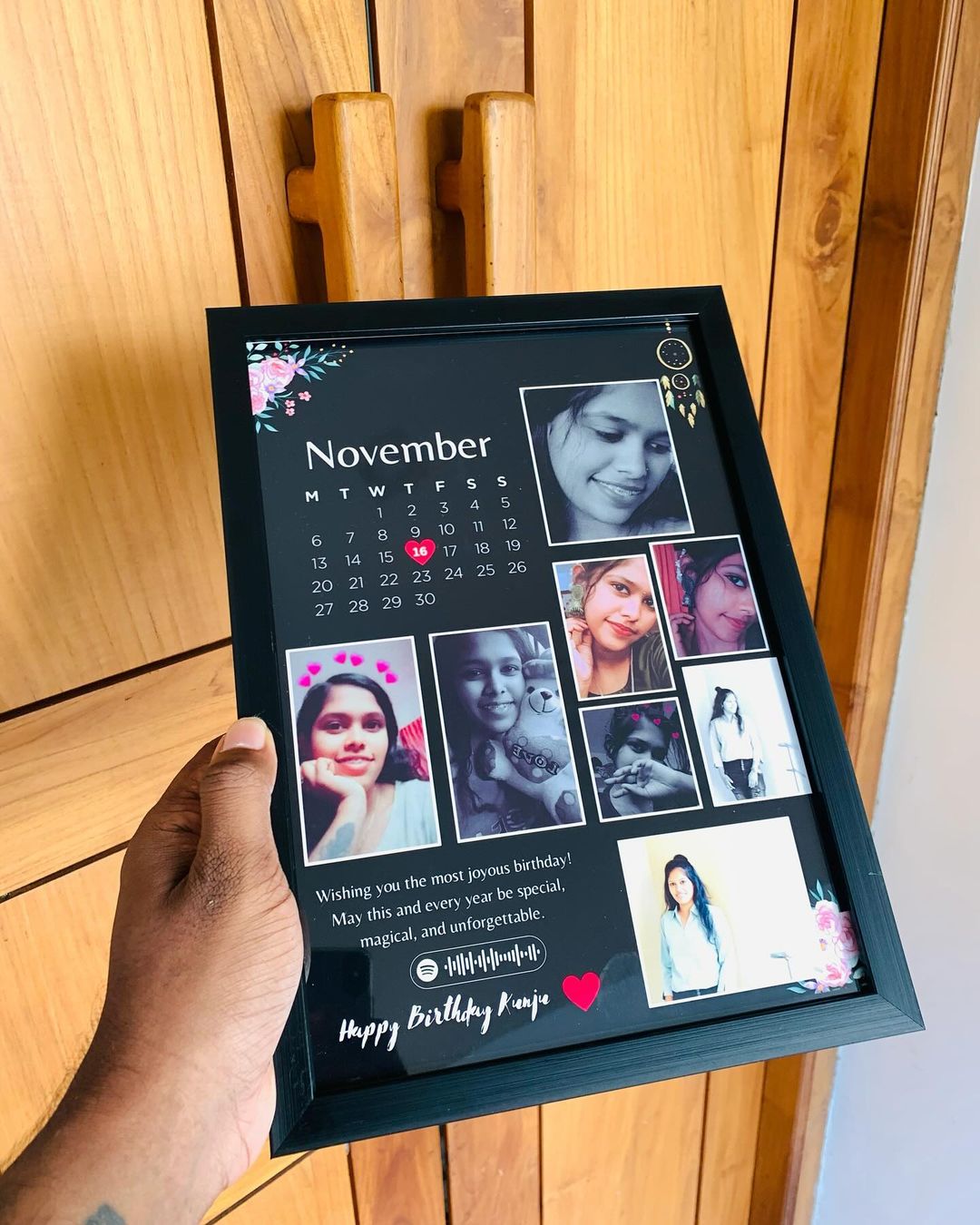 Personalised photo collage frame for birthday and anniversary ...